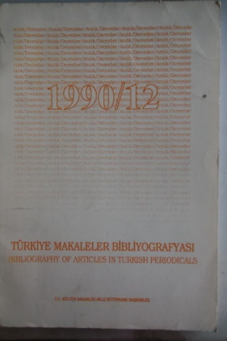 Türkiye Makaleler Bibliyografyası 1990 / 12