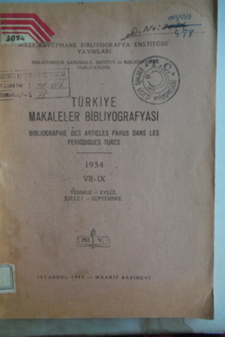 Türkiye Makaleler Bibliyografyası