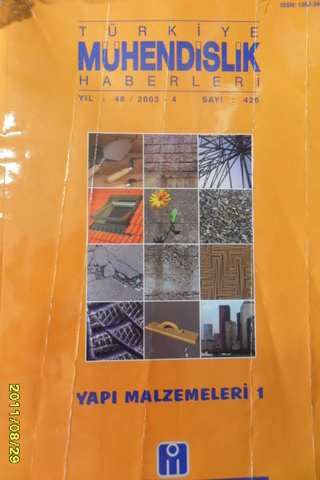 Türkiye Mühendislik Haberleri 2003 / 426