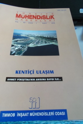 Türkiye Mühendislik Haberleri 2004 / 429