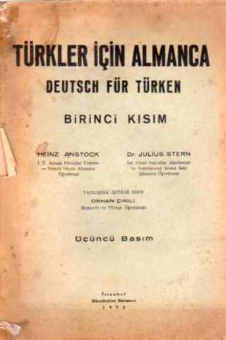 Türkler İçin Almanca / Deutsh Für Türken Heinz Anstock