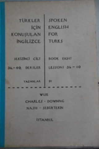 Türkler İçin Konuşulan İngilizce Sekizinci Cilt 36-40 Dersler Charles
