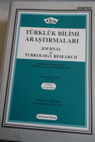 Türklük Bilimi Araştırmaları Sayı 27