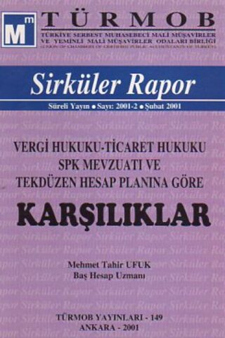 Türmob Sirküler Rapor 2001/2 Mehmet Tahir Ufuk