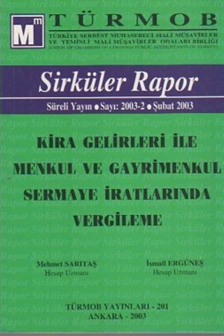 Türmob Sirküler Rapor 2003/2 Mehmet Sarıtaş