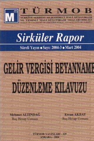 Türmob Sirküler Rapor 2004/3 Mehmet Altındağ