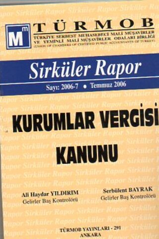 Türmob Sirküler Rapor 2006/7 Ali Haydar Yıldırım