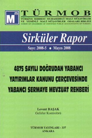 Türmob Sirküler Rapor 2008/5