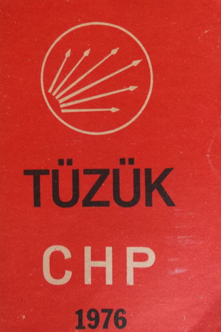 Tüzük CHP 1976