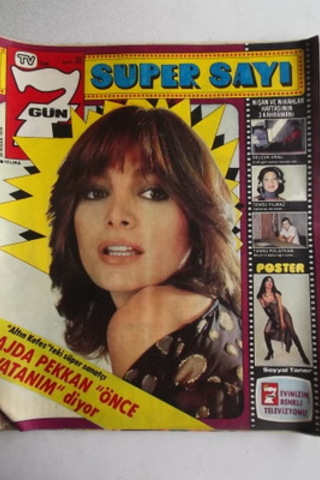 Tv'de 7 Gün 1979 / Sayı: 18 - Ajda Pekkan Önce Vatanım Diyor