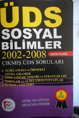 ÜDS Sosyal Bilimler 2002 - 2008 Çıkmış ÜDS Soruları Gürcan Günay