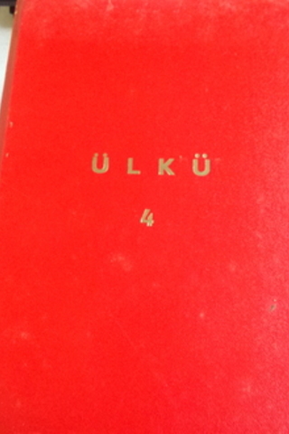 Ülkü Halkevleri Dergisi 4.Cilt