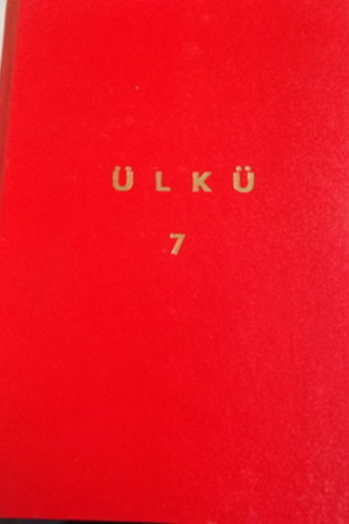 Ülkü Halkevleri Dergisi 7.Cilt