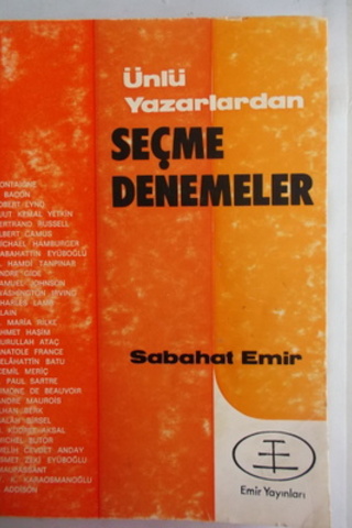 Ünlü Yazarlardan Seçme Denemeler