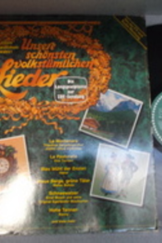 Unsere Schönsten Volkstiimlichen Lieder / 33'lük PLAK