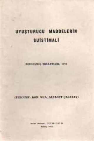 Uyuşturucu Maddelerin Suistimali