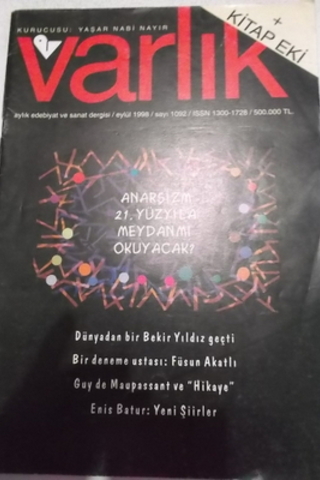 Varlık Dergisi 1998 / 1092