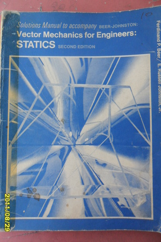Vector Mechanics for Engineers : Statics Second Edition Ferdinand P. B