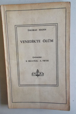 Venedikte Ölüm Thomas Mann