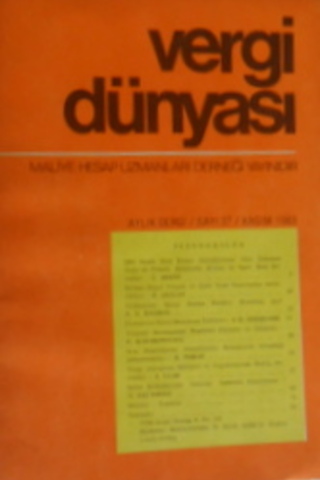 Vergi Dünyası 1983/27