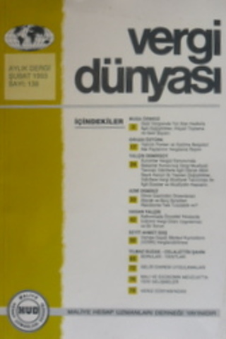 Vergi Dünyası 1993/138