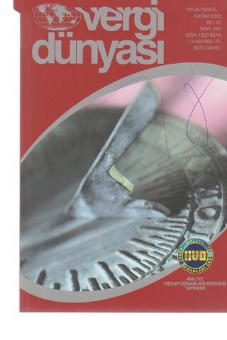Vergi Dünyası 2003 / 267
