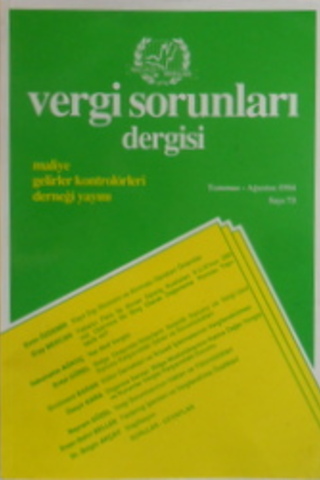 Vergi Sorunları dergisi 1994/73