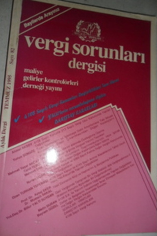 Vergi Sorunları Dergisi 1995/82