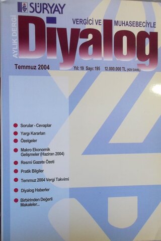 Vergici ve Muhasebeciyle Diyalog 2004 / 195