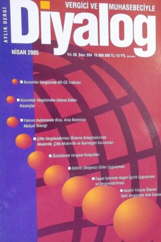 Vergici ve Muhasebeciyle Diyalog 2005 / 204