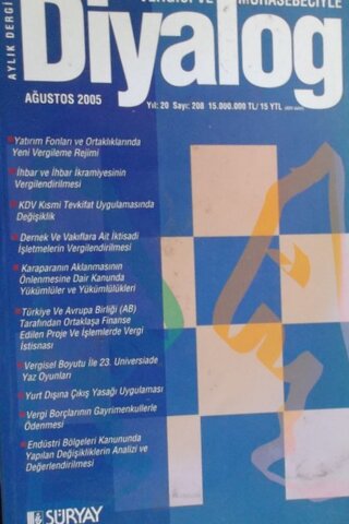 Vergici ve Muhasebeciyle Diyalog 2005 / 208