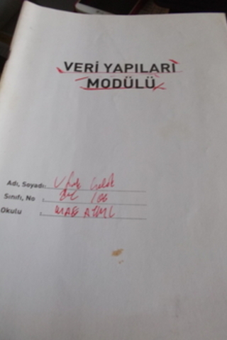 Veri Yapıları Modülü