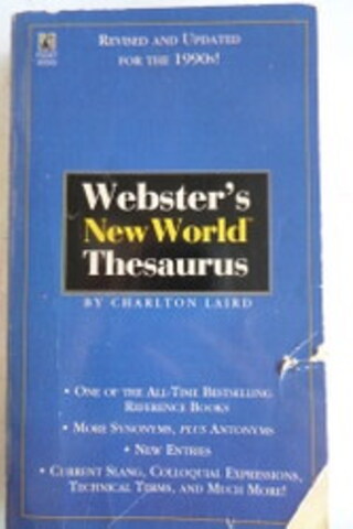 Webster's New World Thesaurus Charlton Laird
