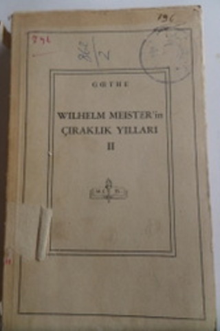 Wilhelm Meister'in Çıraklık Yılları II Goethe
