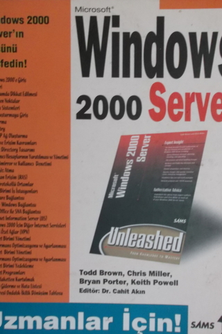 Windows 2000 Server Todd Brown