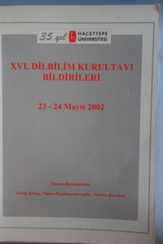 XVI. Dilbilim Kurultayı Bildirileri