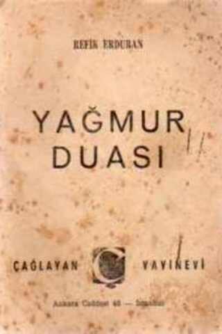 Yağmur Duası Refik Erduran