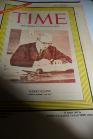 Yakın Tarihimiz / İnönü'yü Kapak Yapan Time Dergisi