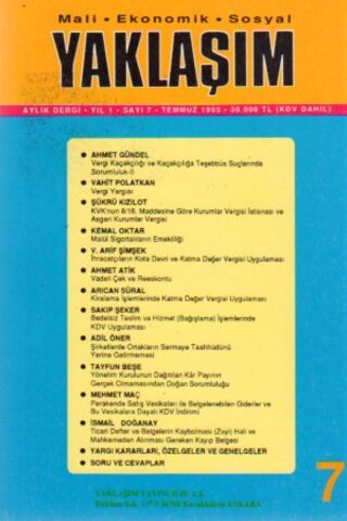 Yaklaşım 1993 /7