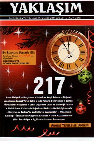 Yaklaşım 2011 / 217