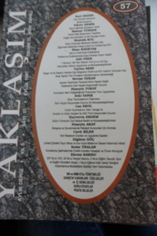 Yaklaşım Aylık Dergi 1997 / 57