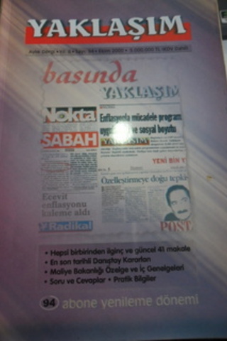 Yaklaşım Aylık Dergi 2000 / 94