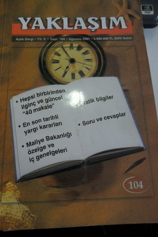 Yaklaşım Aylık Dergi 2001 / 104