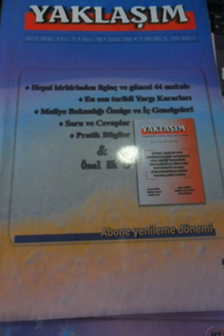 Yaklaşım Aylık Dergi 2001 / 98