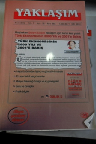 Yaklaşım Aylık Dergi 2001 / 99