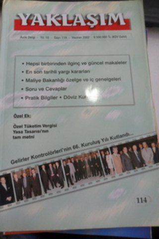 Yaklaşım Aylık Dergi 2002 / 114