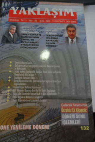 Yaklaşım Aylık Dergi 2003 / 132