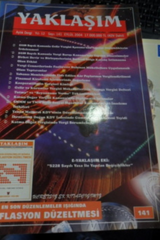 Yaklaşım Aylık Dergi 2004 / 141