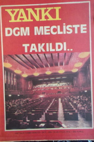 Yankı Haftalık Haber Dergisi 1976 / 288