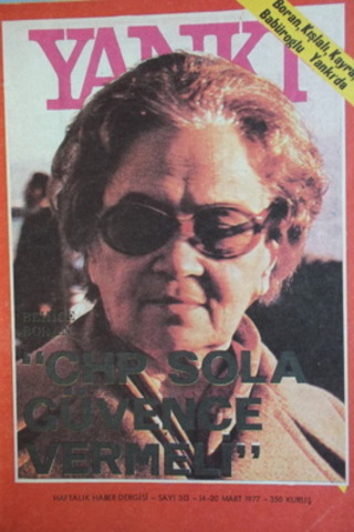 Yankı Haftalık Haber Dergisi 1977 / 313